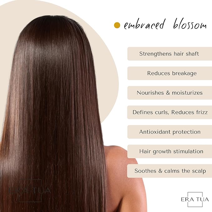 Embraced Blossom Repairing Conditioner for Damaged Hair | Dutch Made & Formulated | Sweet Scent of Neroli, Orange Blossom & Jasmine Scent sulfate free conditioner | 200 ml