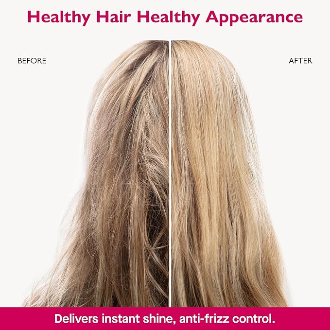 12 Benefits Instant Healthy Hair Treatment - Leave In Conditioner Travel Size Spray, Quaternium 39 & Silk Fibre Protein - Smooths Frizz, Strengthens & Repairs Damaged Hair, (1 Fl Oz)