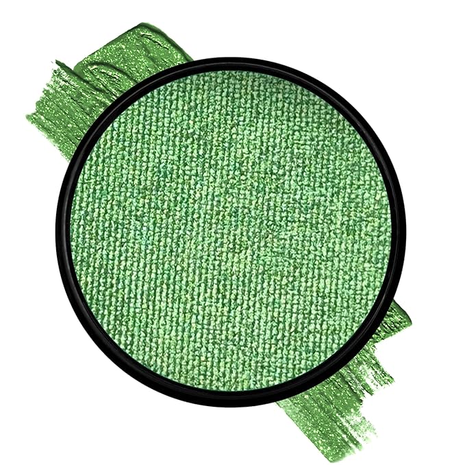 Mehron Paradise FX Metallics – Metallic Green 1.4 oz | Professional Water Activated Shimmering Metallic Paint for Raves, Costumes, Special Effects, Halloween, Stage, Screen, Theater & Cosplay FX
