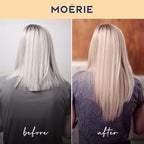 Moerie Mineral Shampoo and Conditioner Plus Hair Growth Spray Set – Ultimate Hair Care Pack – For Longer, Thicker, Fuller Hair - Volumizing Hair Care Products – Paraben & Silicone Free - 3 Products