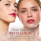 Cote Beauty's Tempted Peptide Lip Shine, Ultra Hydrating & Long-Lasting Warm Berry Plumping Lip Gloss for Women with Hyaluronic Acid, Shea Butter & Jojoba Oil, Vegan & Cruelty-Free, 0.12 Fl Oz