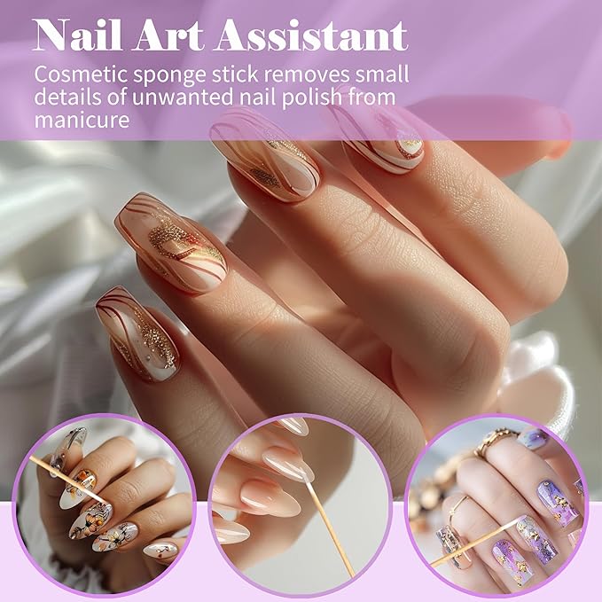 200PCS Pointed Cotton Swabs - Precision Tip Cotton Swabs - 4 Inch Microblading Cotton Swabs - Microblading Cotton Buds for Eyebrow Eyelash Extensions, Makeup, Nails, Tattoo Permanent Supplies, Craft