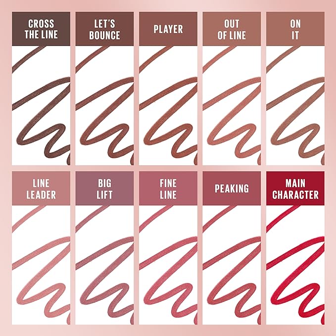 Maybelline Lifter Liner Lip Liner Pencil with Hyaluronic Acid, Let's Bounce, 1 Count