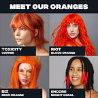 Good Dye Young Streaks and Strands Semi Permanent Hair Color (Encore Neon Coral) - UV Protective Temporary Conditioning Hue, 15-24+ Washes - Cruelty-Free & Vegan