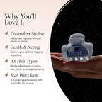 Kitsch x Star Wars R2-D2 Glitter Medium Hair Clip for Women – Whimsical Galaxy-Inspired Claw Clip | Recycled Plastic, Strong Secure Grip, | Ideal Gifts for Women, Hair Accessories for Girls