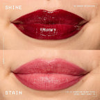 NYX PROFESSIONAL MAKEUP Lip IV Hydrating Glossy Lip Stain with 12HR Hydration - Water Bout Wine (Red)