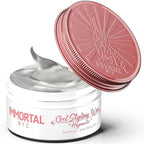 Immortal NYC Hair GEL STYLING WAX - Hypnotic, Maximum Firm Strong Hold, Low Shine Gel/Wax - Mens Water Based Pomade/Hair Wax, No Residue Hair Pomade - All Natural Gel/Wax for All Hair Types