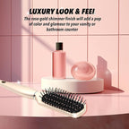 Earth & I ROSEGOLD Curly Hair Styling Brush, Curl Products for Curly Hair, Volume Brush, Cepillo Para Cabello Rizado, Detangler and Styling Essentials, 2A to 3C, cepillo para definir rizos