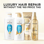 Pantene Shampoo & Conditioner Set, Classic Clean - Pro-V Nutrients for Dry, Color-Treated Hair, Healthy Looking Hair Every Wash, Antioxidant-Rich, 52.8 Oz Total + Miracle Rescue Shot (0.5 Oz)