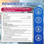 5% Minoxidil for Men and Women Foam Hair Growth - Minoxidil Foam Hair Regrowth Treatment for Men and Women, Topical Hair Loss Treatments, Extra Strength Thicker & Fuller Hair, 2 x 2.11 oz for 2 Months