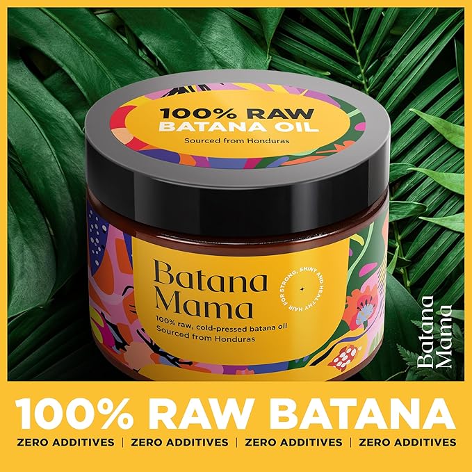 PREMIUM Cold-Pressed Batana Oil for Hair Growth, 100% Pure & Organic, No Burnt Smell, Hair Mask from Honduras, Fade Stretchmarks, All Natural
