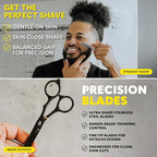 The Beard Club Ultimate Beard Growth Kit - Derma Roller, Growth Oil, Vitamins, Vitamin Spray, Biotin Balm, Conditioner, Cream, Balms, Shampoo, Razor, Scissors, Combs, Brush, Cleansing Spray - Gift Set