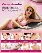 3 in 1 Bikini Trimmer for Women, Electric Razors for Women with Display, Painless Bikini Trimmer, USB Charging, Electric Shaver for Woman,Shaver for Woman for Face, IPX7 Waterproof,White