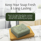 Marbela Cosmetics Fresh Forest Handmade Soap Bar - Made in USA, Vegan Friendly, Palm Oil Free, Natural Bar Soap - Gentle Face & Body Soap for Daily Skin Care, Moisturizing & Nourishing - 3.5 oz