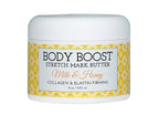 Body Boost Milk & Honey Stretch Mark Butter- Safe for Pregnancy and Nursing- Repair Stretch Marks and Scars- Paraben, Phenoxyethanol Free