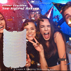 12 pcs Holographic Multichrome Glitter Freckles Face Tattoo, Waterproof Sparkle Face Glitter Speckles Patches for Women, Cute Star Glitter Temporary Tattoo Makeup Accessories for Festival Rave