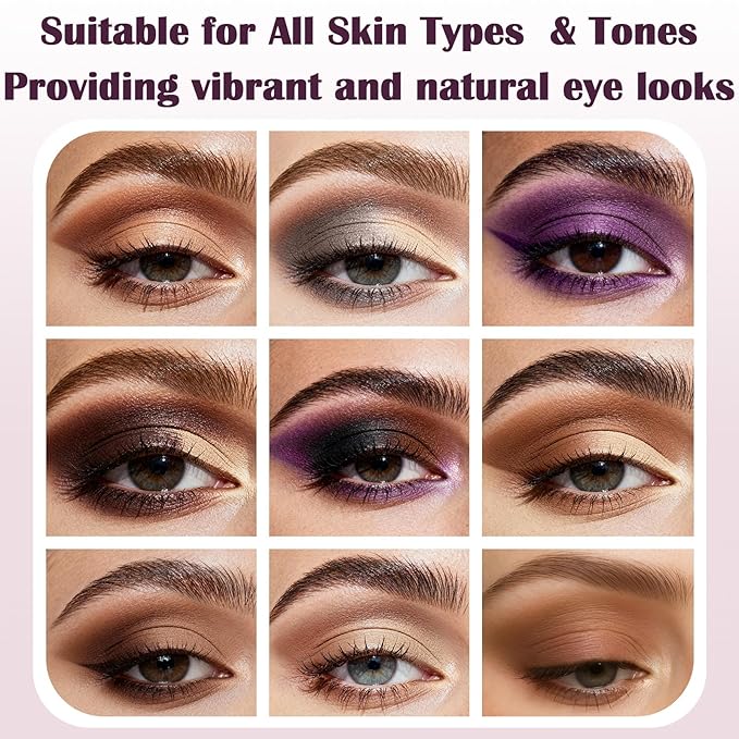 UCANBE 8 Color Nude Smokey Baked Matte Eyeshadow Palette - Highly Pigmented, Smooth & Blendable Formula with Neutral & Earthy Tones for Everyday & Dramatic Eye Makeup Pallet (01 Matte)