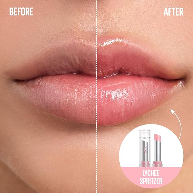 Kaja Juicy Glass Lip Balm | Plumping Lip Gloss Hydrating Lip Balm, Korean Beauty Tinted Lip Care, Moisturizing Lip Products, Nourishing Lip Moisturizer, Radiant Glow | Lychee Spritzer, 0.15 oz