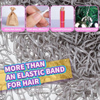 Teenitor Hair Elastics,Rubber Bands for Hair, Elastics for Hair,Elastic Hair Bands,300pcs,Gray