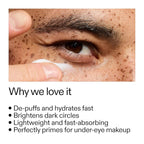 The INKEY List Caffeine Eye Cream, Reduce Eye Puffiness and Dark Circle, Blur Fine Lines, 0.5 fl oz