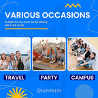 Star Hair Clips for Girls, 36 pcs Cute Accessories Kawaii Metal Snap Hairclips for Women Kids, Colorful Y2k Aesthetic Glitter Stars Barrettes Assorted Size (Blue)