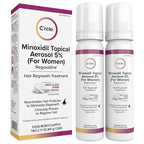 Minoxidil for Women 5% Foam - Helps Restore Top of Scalp Hair Loss and Support Hair Growth for Women, Regrowth with Unscented Topical Treatment for Thinning Hair (5% Foam 4-Month Supply)
