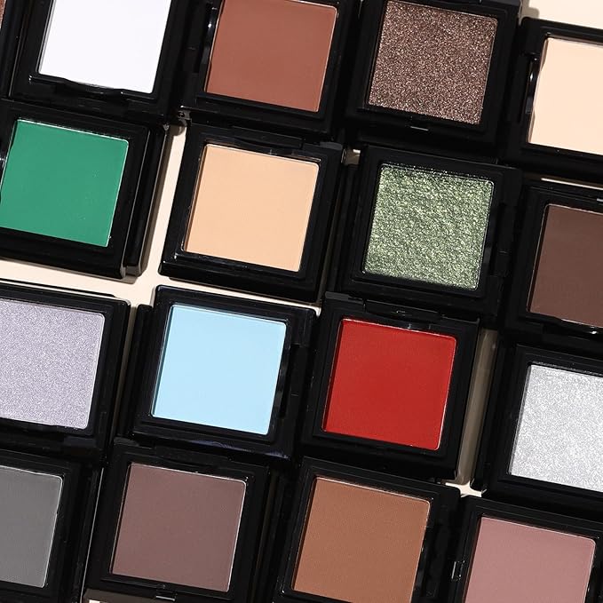 UCANBE Brown Single Eyeshadow Palette, Highly Pigmented Matte Eye Shadow Powder, Professional Long-Lasting Waterproof Makeup Palette