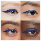 Liquid Eyeliner - Hypoallergenic Eyeliner with Fine Brush Tip, Long-Lasting Waterproof Eye Liner - Cruelty-Free, Vegan, Hypoallergenic, Gluten-Free, Smooth Application Liquid Eye Liner, Blue 2mL