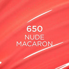 L'Oreal Paris Plump Ambition Hyaluron Lip Oil, 24 HR Lip Gloss with Hyaluronic Acid, Volumizing Formula with Glass-Like Shine, Nude Macaron 650, 0.16 Fl Oz