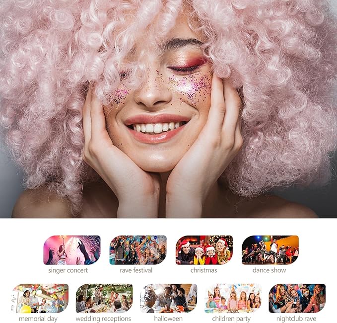 6PCS Silver Face Body Glitter Gel，Holographic Chunky Sequins Body Glitter Paint for Party Singer Concerts Music Festival Rave Accessories for Girls Women Face Body DIY Sparkling Makeup