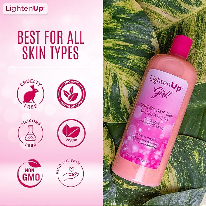 Lighten-Up Exfoliating Body Wash - 33.8 Fl oz / 1000 ml (Girl)