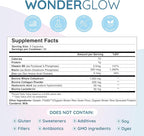 WONDERCOW Hair Skin and Nails Vitamins w/Bovine Colostrum, Collagen, Hyaluronic Acid, Biotin, Zinc, & Lactoferrin┃Supports Faster Hair Growth, Stronger Nails and Glowing Skin (30 Servings, Capsule)