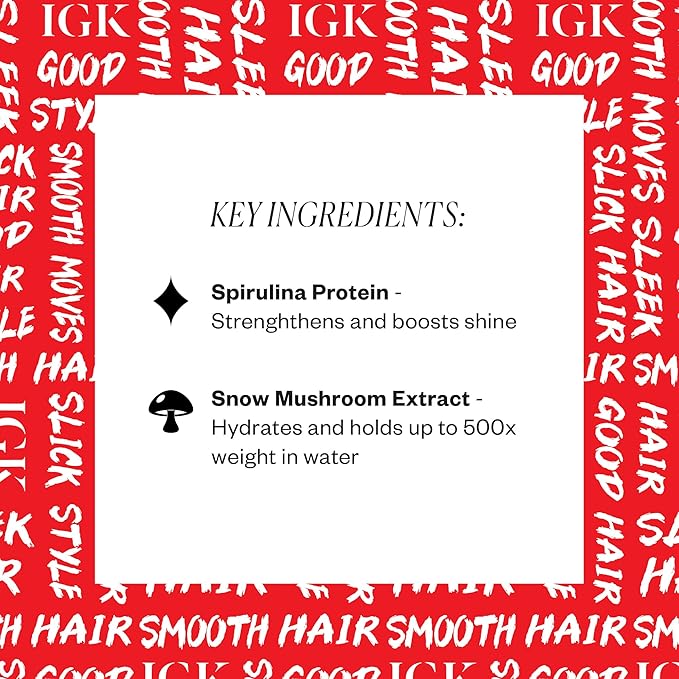 IGK Good Behavior Frizz & Flyaway Hair Taming Wand – Lightweight Gel Control Stick for Smooth, Sleek Hair, Anti-Frizz Styling, 0.24 oz