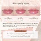 ENTROPY MAKEUP Tulle Lip Gloss, Lightweight 3D Pearl Shimmer, Ultra-Gloss High Shine, Non-Sticky Moisturizing Lip Gloss with Peptide Complex, Robe