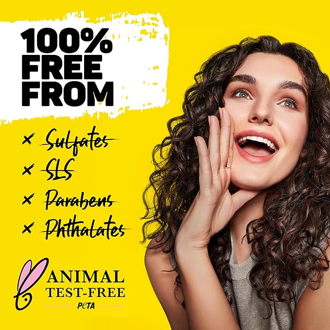 Marc Anthony Curly Hair Shampoo, Strictly Curls - 3x Moisture For Curl Defining & Curl Enhancing - Shea Butter, Marula Oil, Aloe Vera & Coconut Cream - Sulfate Free & Color Safe For Dry Damaged Hair