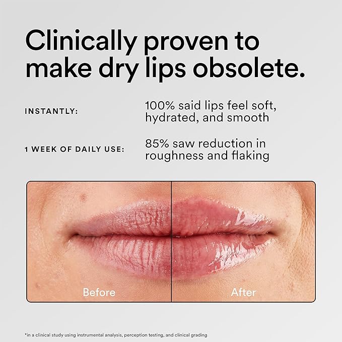 Experiment Softwear Smoothing Lip Treatment Balm - 24hr Hydration with Squalane, Glycerin, & Pomegranate Sterols - Intensive Moisture & Repair for Extra Dry, Flaky Lips - Vegan Lip Balm, .34 FL OZ