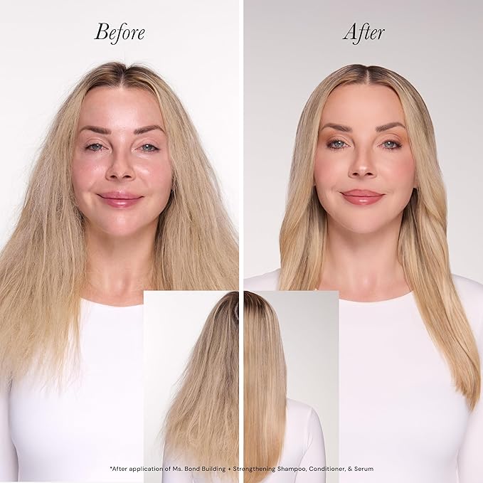 L'ANGE HAIR Ms. Bond Building + Strengthening Shampoo | Restores Hair Bonds | Intensive Treatment for Breakage Recovery | Smooth Finish | Moisturizing Formula | 8 fl oz Bottle