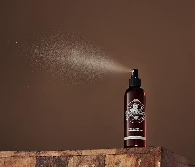 Dapper Dan Matt Paste, High Hold Low Shine Paste for Men 1 x 100ml Sea Salt Spray for Matte Textured Finish 1 x 200ml