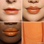 OFIR Hue Hydrator Sheer Lip Jelly, Luminous Gloss, Plant-based, Hydrating, Subtle Color, 0.135 fl oz (Zest - Burnt Orange)