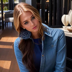 4pcs Handmade Fabric Rose Flower Hair Claw Clip for Women Girls, 3.94" Large Boho Hawaiian Floral Hairpins Barrettes for Thick Thin Hair Styling Accessories(Blue Wine Red)