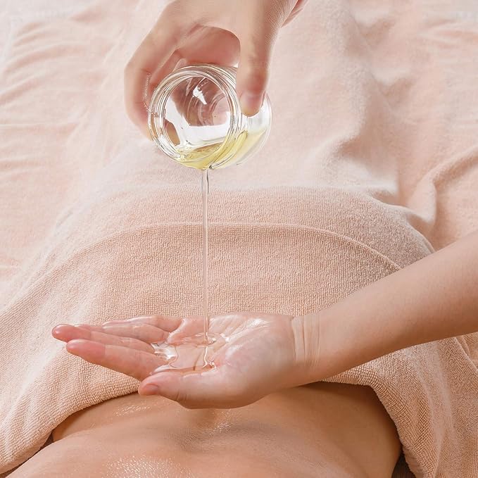 2oz Glass Jars 24 Pack, Hoa Kinh Mini Round Clear Glass Jars with Inner Liners and Black Lids, Perfect for Storing Lotions, Powders and Ointments