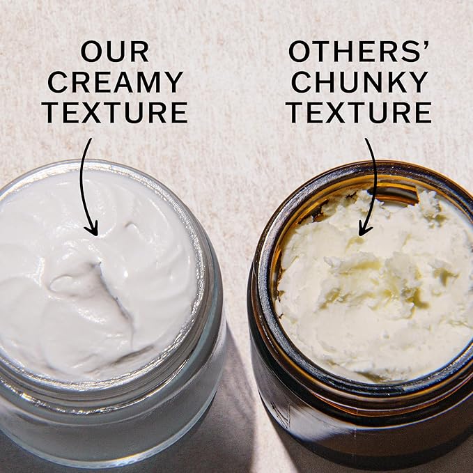 Whipped Tallow Skin Cream GRASS FED + Plain, No Additives, Tallow Face Cream, Tallow Lotion, Glass Jar, Tallow Balm, Beef Tallow Moisturizer (16 oz.)