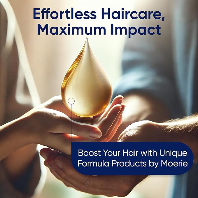 Moerie Ultimate Hair Growth Shampoo – For Longer, Thicker, Fuller Hair - Vegan Friendly Volumizing Hair Products – Paraben & Silicone Free – All Hair Types – Reverse Hair Loss – 8.45 fl oz (250ml)