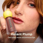 MIXIK Plumping Lip Ampoule, Hydrating Lip Gloss Plumping Ampoule made with Shea Butter & Argan Kernel Oil leaving Lips Plump, Smooth and Glossy, promotes Vibrant High-Gloss Plump Lips (Mauve Plump)