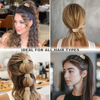 8Pcs Silk Scrunchies Hair Ties for Women & Girls, Mulberry Silk Scrunchies No-Damage Thin Satin Ponytail Holders for Hair Care(Clolor 04)