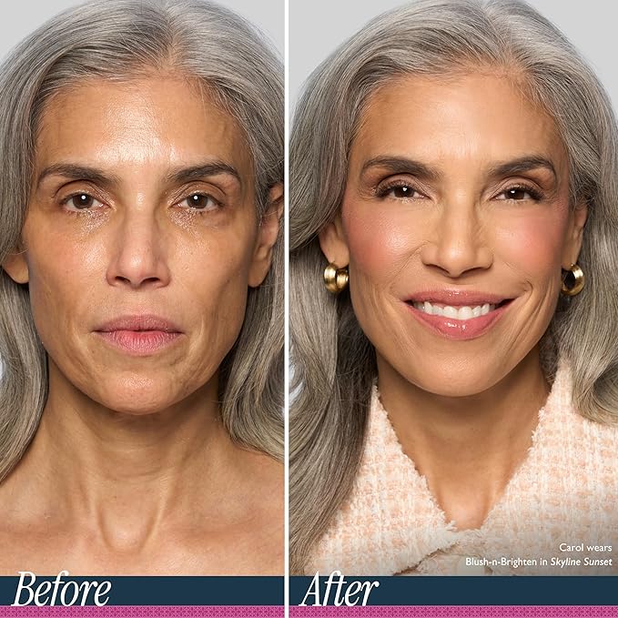 LAURA GELLER NEW YORK Holiday 2025 Limited Edition Baked Blush-n-Brighten Marbleized Blush - Skyline Sunset - Pink Color for Cheeks