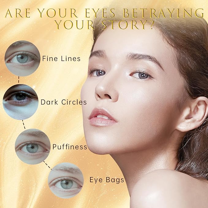 ASAMO Eye serum, Fast Absorbing, Correction for Puffy Eye Bags Fine Lines Dark Circles Wrinkles, 48Hr Hydrating Under-zz01