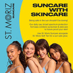 St Moriz Suncare SPF - Sunscreen - Broad Spectrum Protection Water Resistant Sunscreen Moisturizing Lotion + Vitamin E - Oxybenzone & Octinoxate Free - Vegan - Body, 50, Sun Protection Factor (SPF)