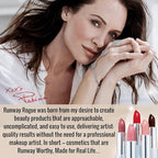 Runway Rogue 90s Vibe Lipstick, Moisturizing Matte Nude/Light-Rose Lipstick, ‘Booked Out’