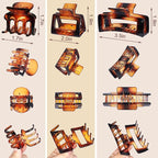 3 Styles Hair Clips for Women Small Medium Big Claw Clips for Thin Thick Hair 12 Pcs Hair Claw Clips Hair Clips Combination Hair Accessories for Women (Transparent)